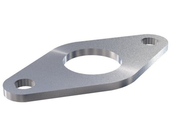 Фланец нержавеющий резьбовой овальный Ду 8 Ру 6 AISI 316 8 мм DIN 2558 фото