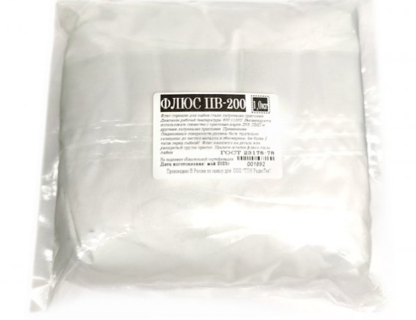 Флюс ПВ-200 паяльный высокотемпературный ГОСТ 23178-78 фото