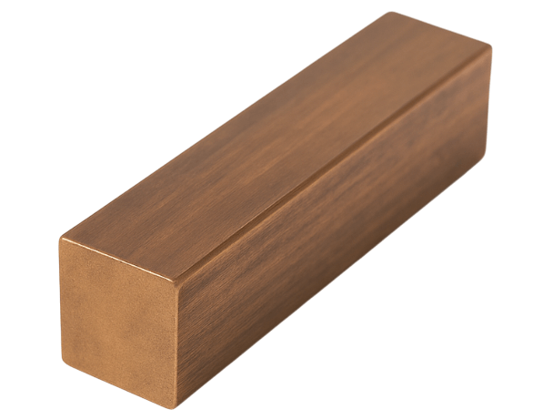 Квадрат бронзовый г/к БрАМц9-2 4х4 мм ГОСТ 1628-2019 фото