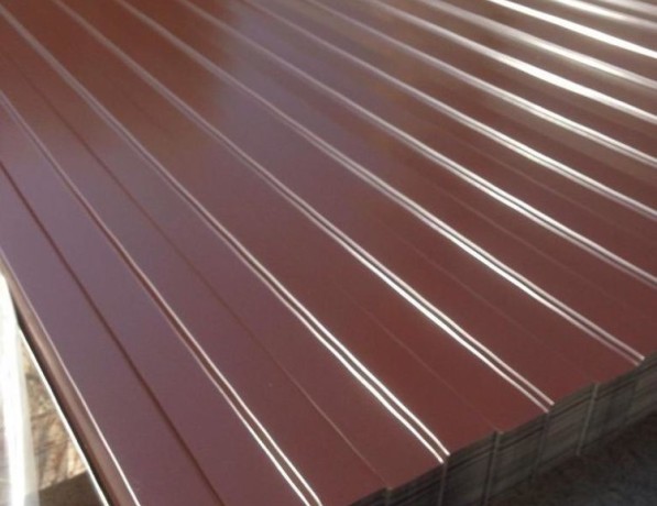 Профнастил стальной стеновой односторонний плоский гладкий водная синь С10 0,7х10х899х918 мм ГОСТ 24045-94 фото