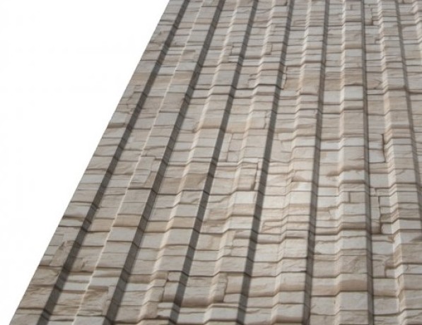 Профнастил стальной стеновой односторонний плоский гладкий камень С40 0,7х40х1000х1047 мм ГОСТ 24045-94 фото