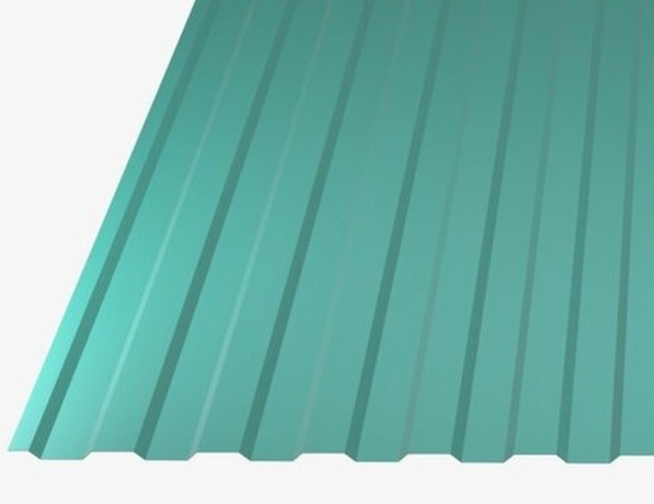 Профнастил стальной несущий двухсторонний волна гладкий коричнево-красный Н57 0,3х57х1100х750 мм ГОСТ 24045-2016 фото