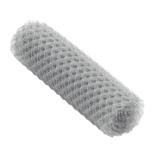 Сетка стальная рабица плетеная с квадратными ячейками оцинкованная в рулоне фото