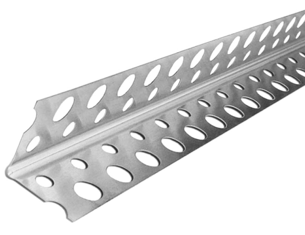 Уголок алюминиевый перфорированный АД31 20х20 мм фото