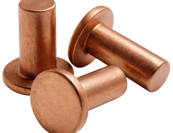 Заклепка медная потайная пустотелая М3 1,4х8 мм ГОСТ 10300-80 фото